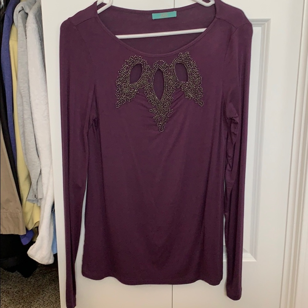 Women’s Long Sleeve Sequined Blouse